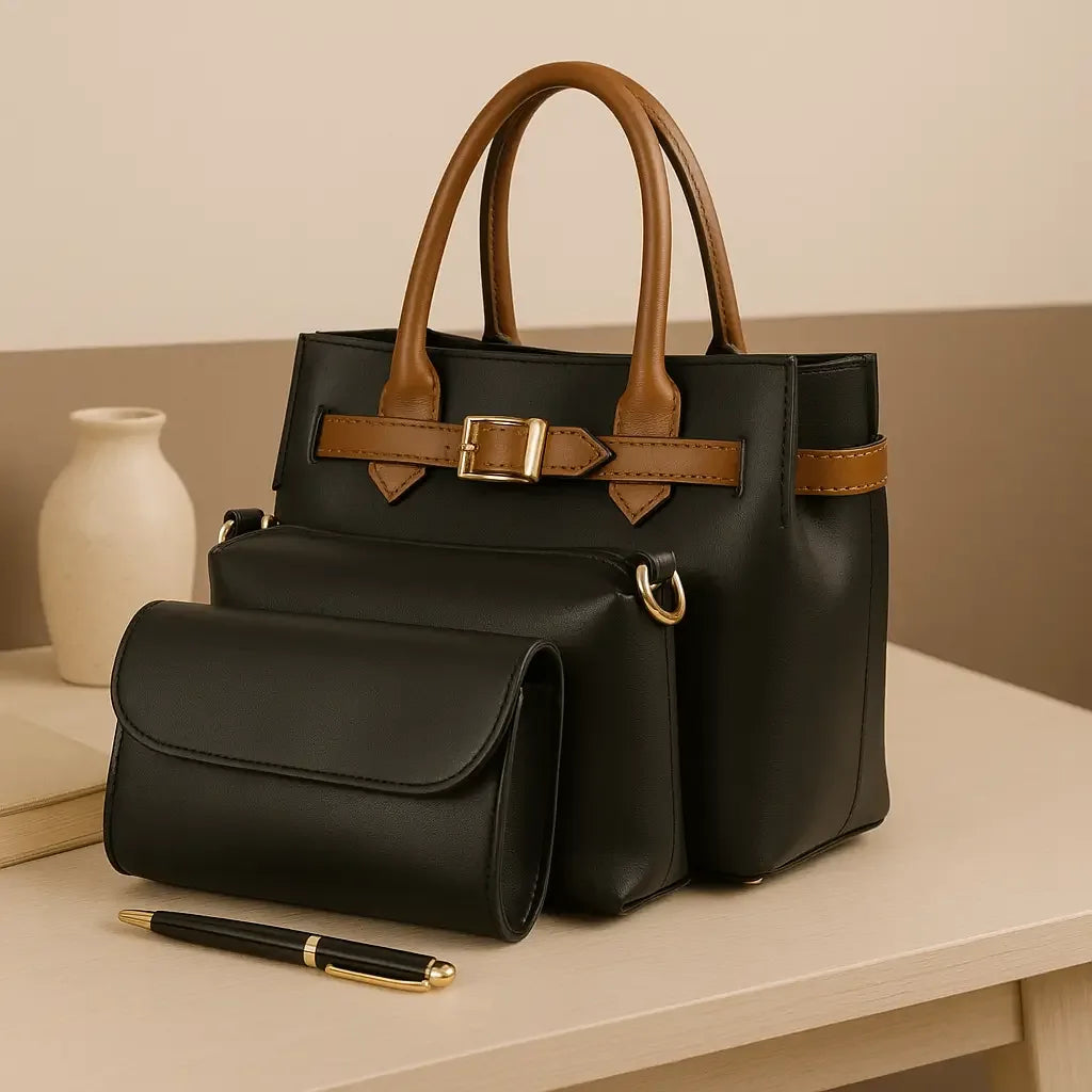 Roxy 3 Pc handbag for women by Bagzfy