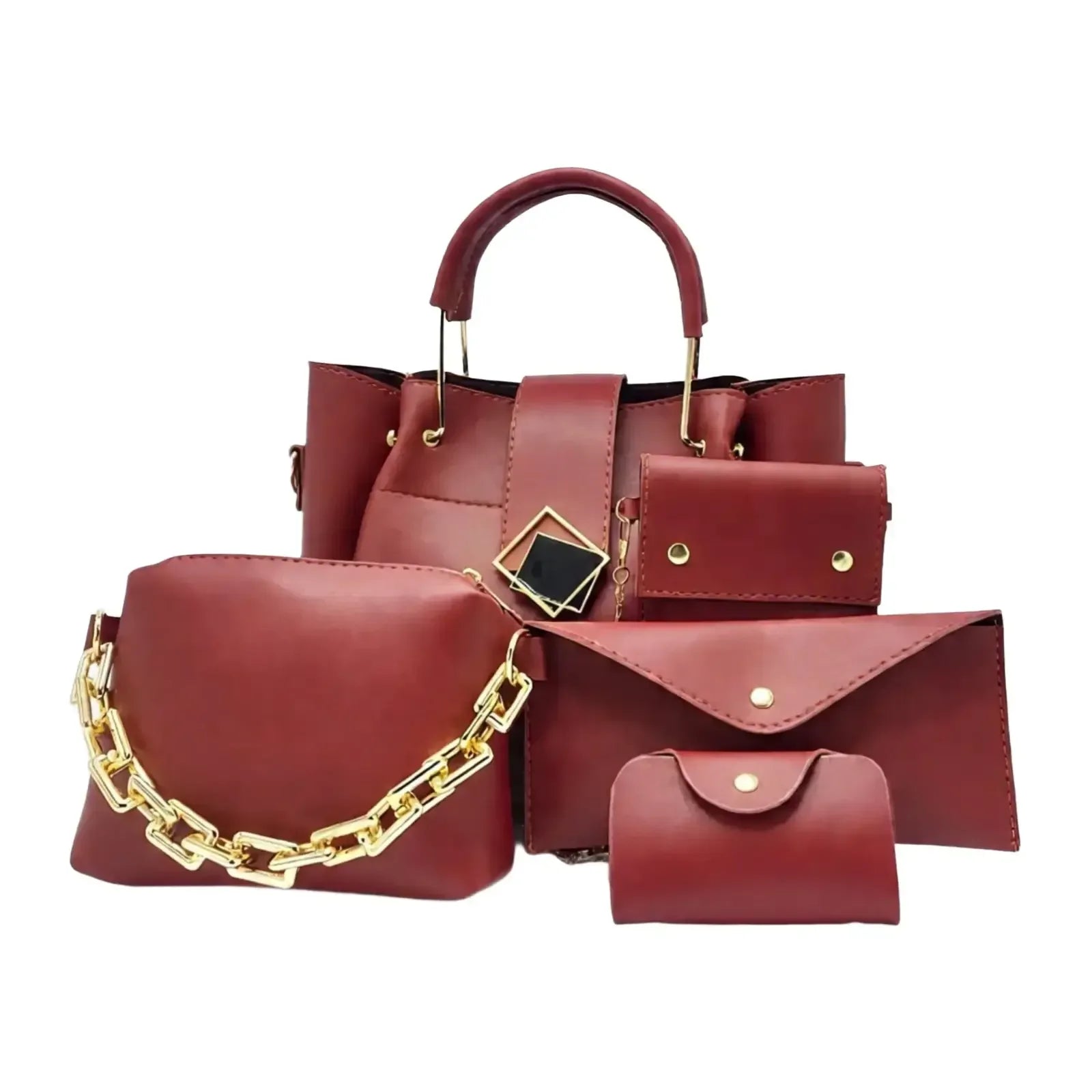 Royal Stone 5-Piece Bag Set for women by Bagzfy