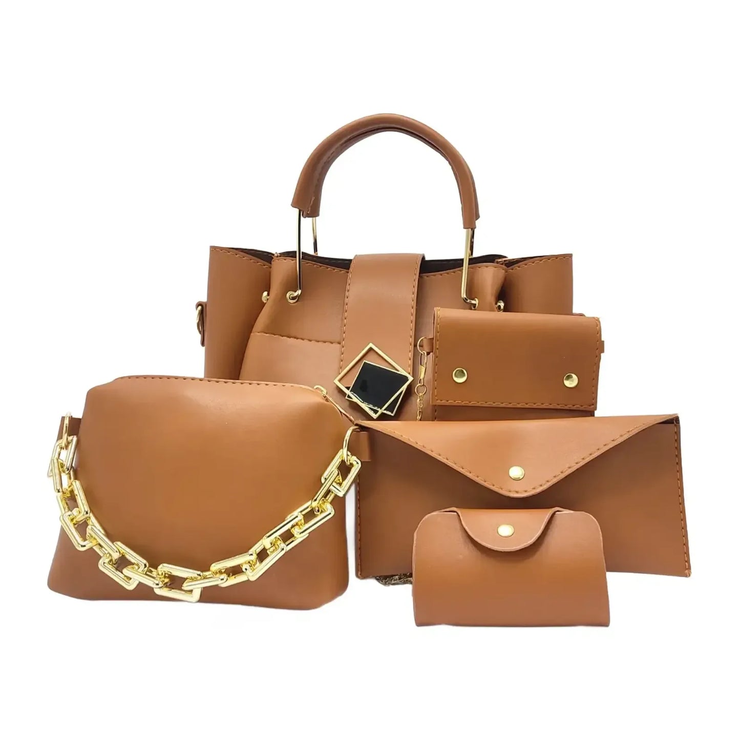Royal Stone 5-Piece Bag Set for women by Bagzfy