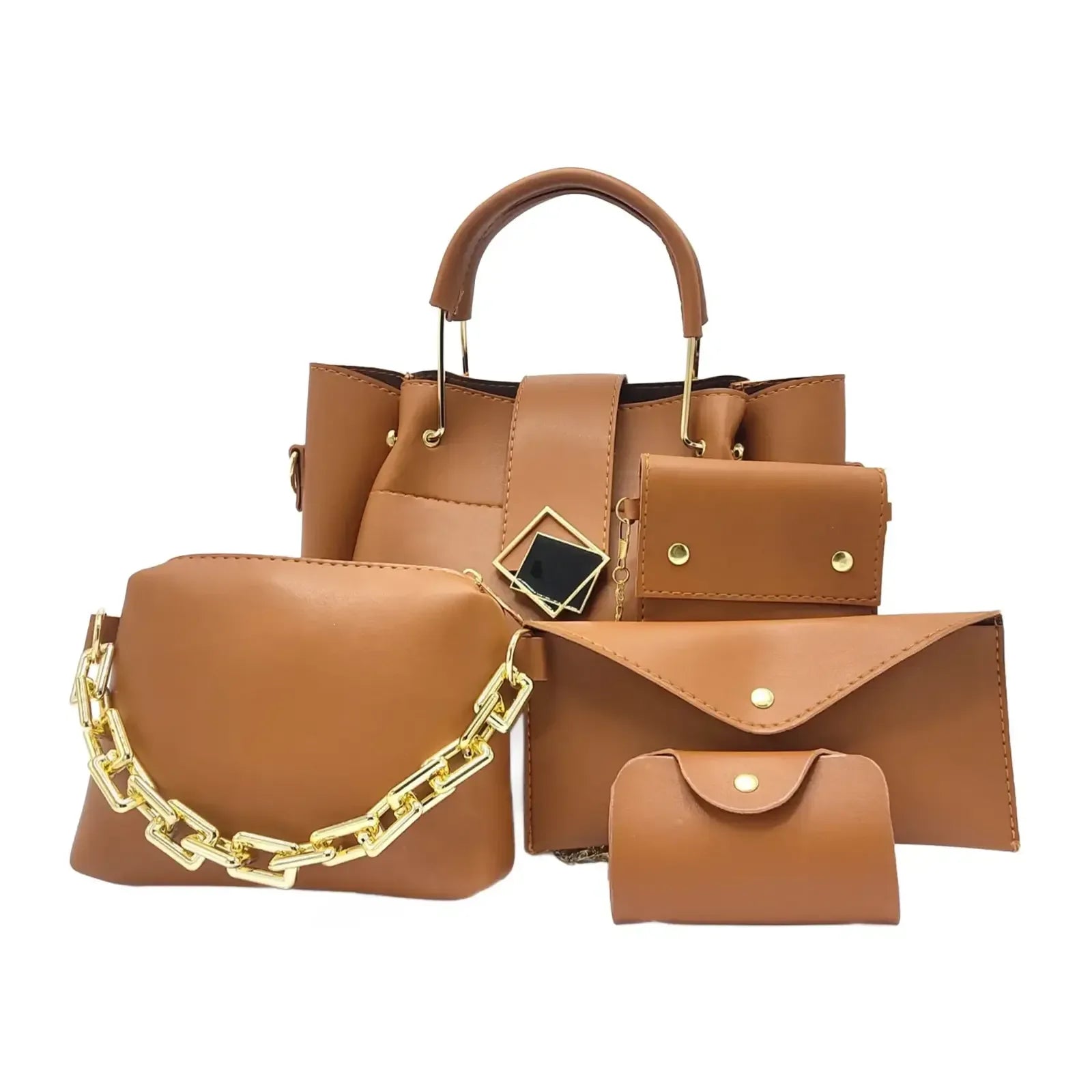 Royal Stone 5-Piece Bag Set for women by Bagzfy