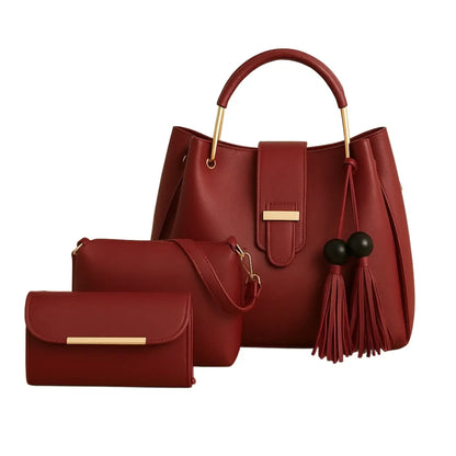 Vogue 3 Pc handbag for women by Bagzfy