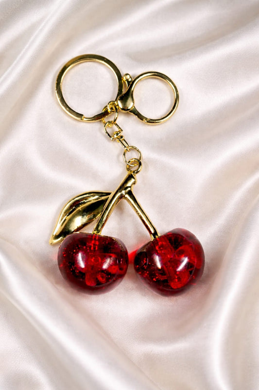 Cherry Charm Keychain