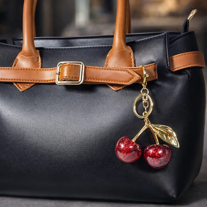 Cherry Charm Keychain for women by Bagzfy