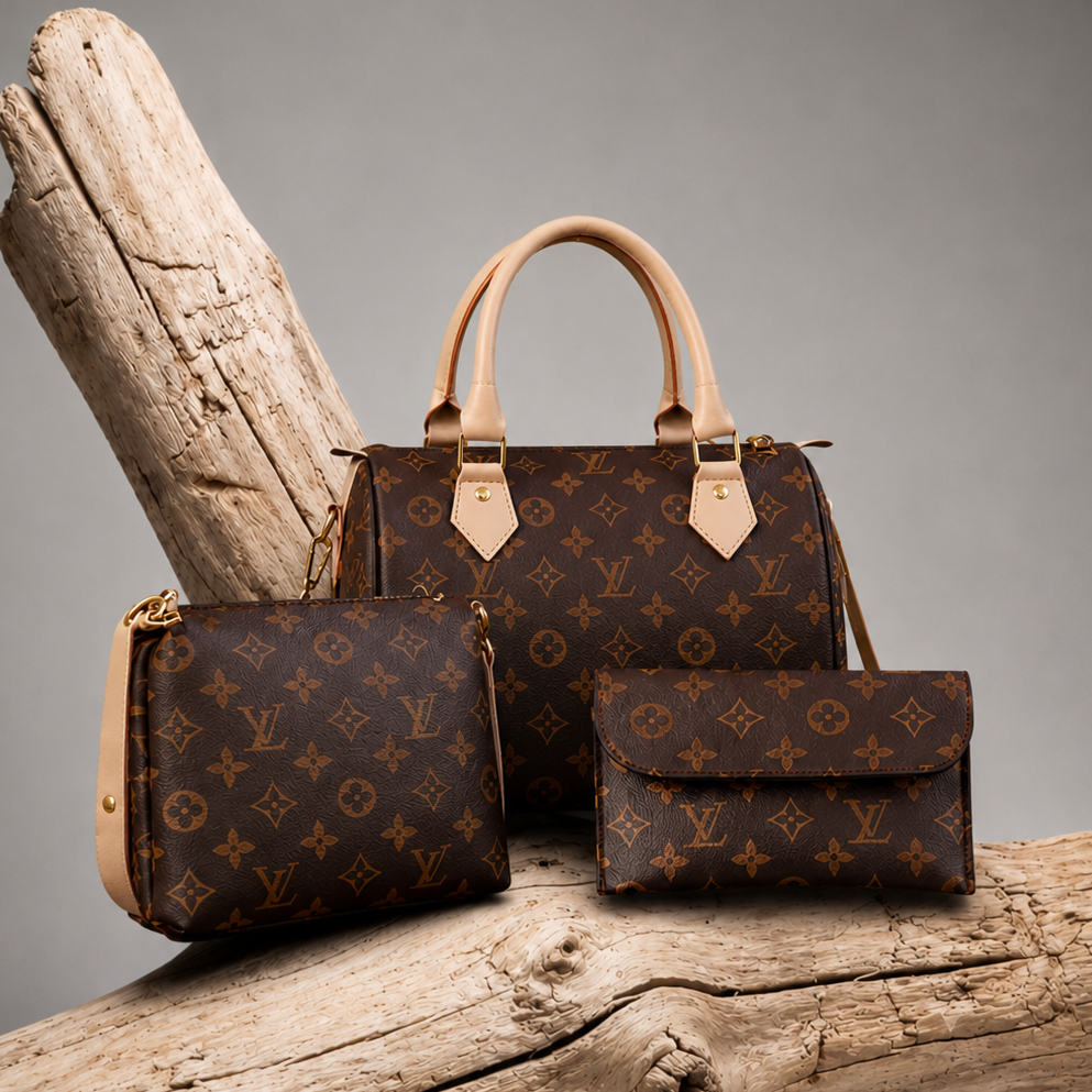 LV Travel 3 piece Duffle handbag for Women by Bagzfy