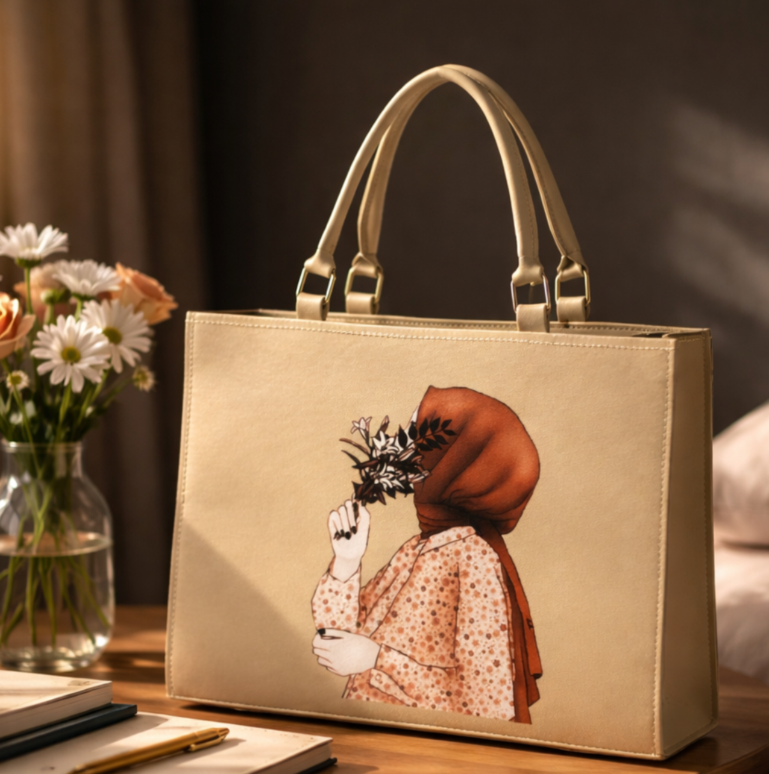 Canvas Handbag  for women by Bagzfy