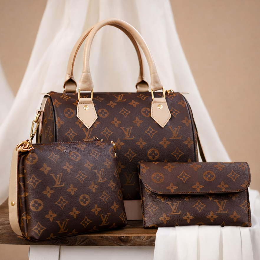 LV Travel 3 piece Duffle handbag for Women by Bagzfy