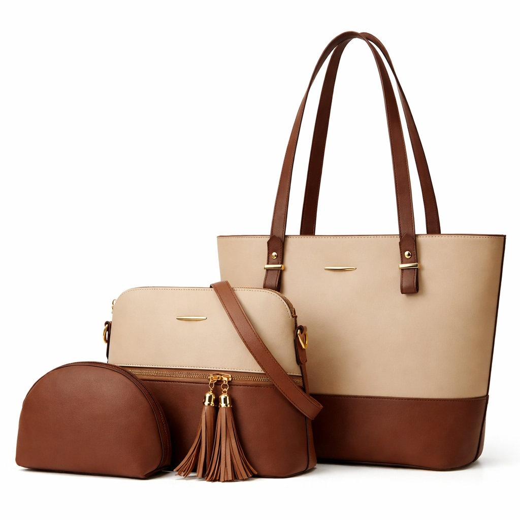 Victoria 3 Pc Totebag for women by Bagzfy